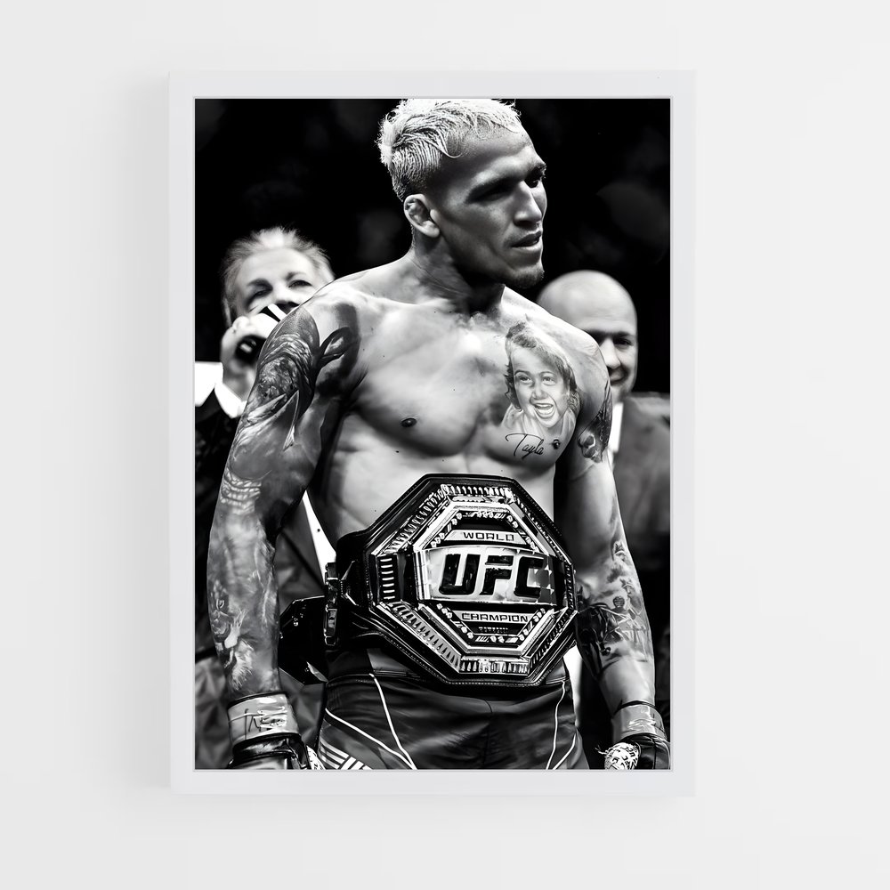 Poster Charles oliveira – affiche MMA (vue 3)